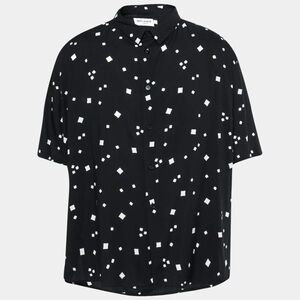 Saint Laurent Paris Black and White Casual Button Down Shirt